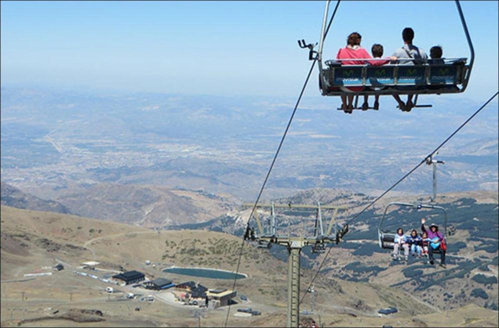 TODOSIERRANEVADA ZONA BAJA - EDIFICIO ATLAS - VISTAS A LA MONTANA - Junto a los Telecabinas Serra Nevada Exterior foto